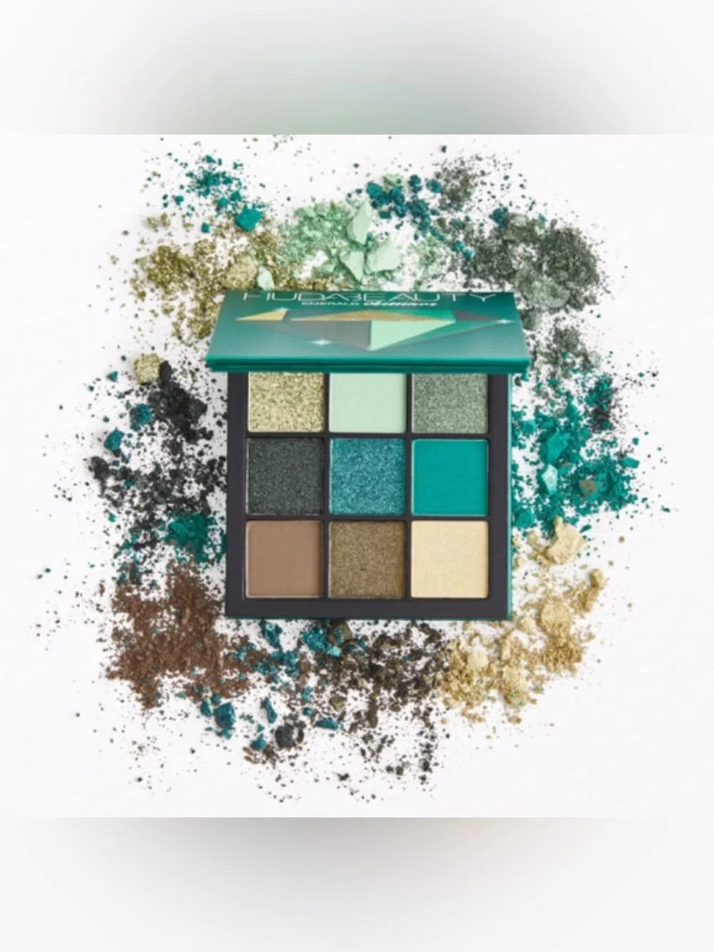 NIB Huda Beauty Emerald Obsessions Eyeshadow Palette